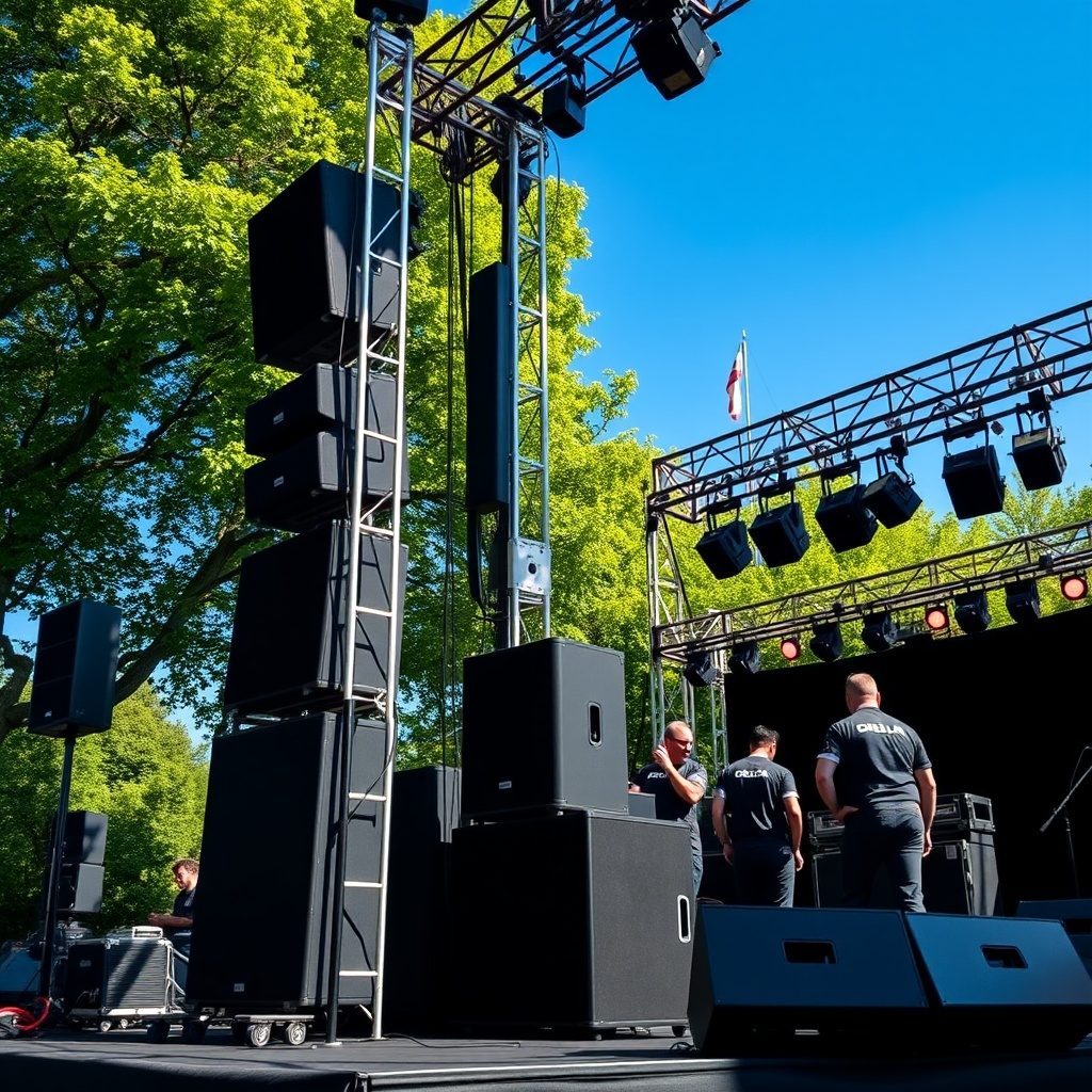 High-quality speaker array