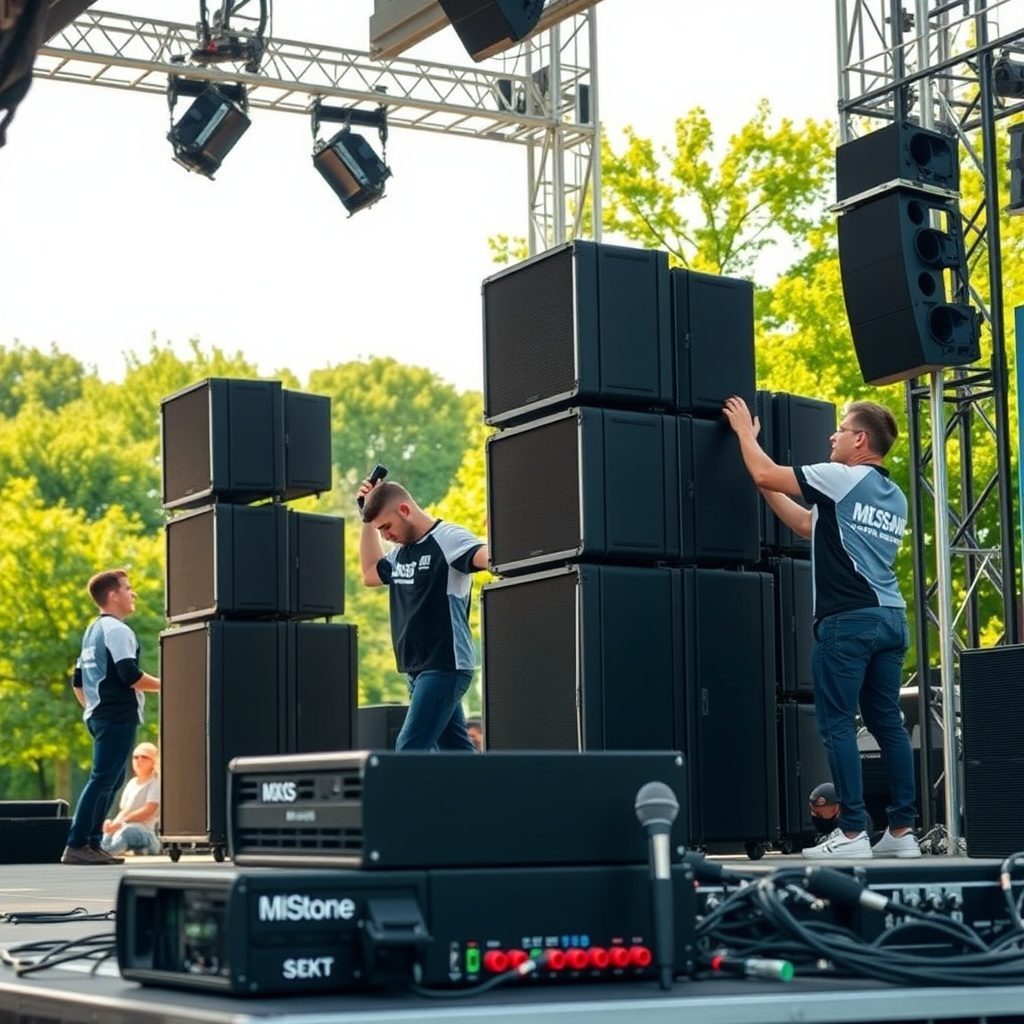 Concert sound setup