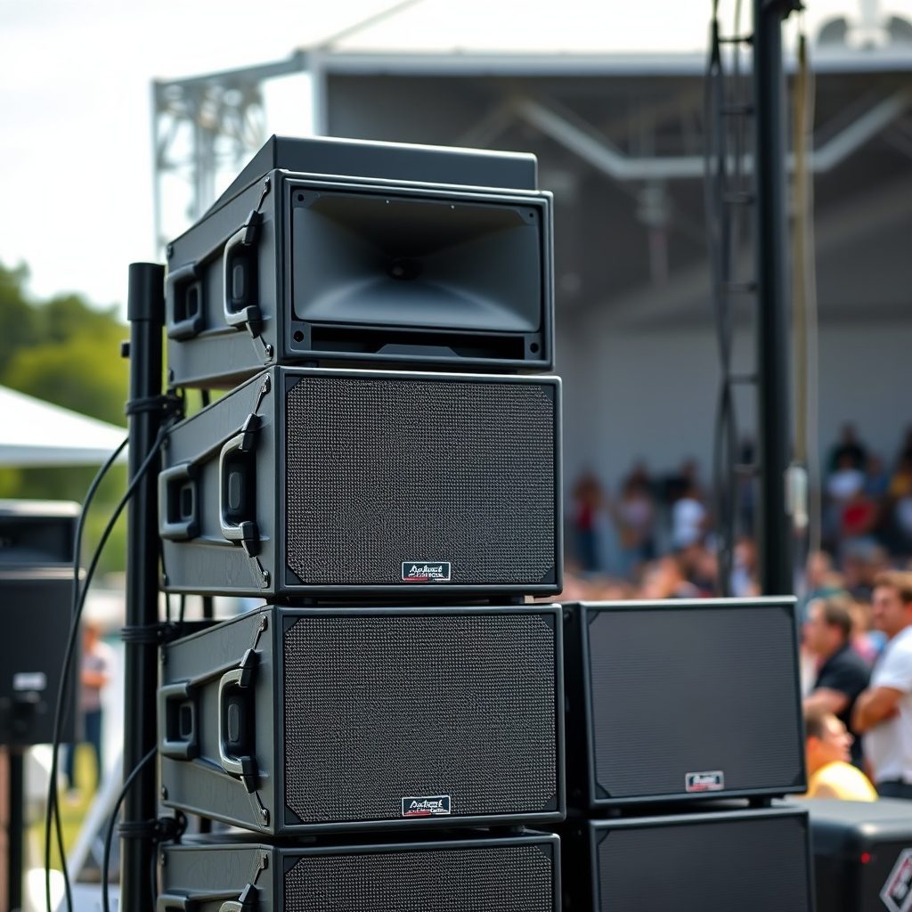 High-quality speaker array